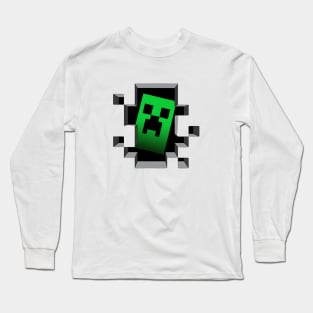 Minecraft - Creeper. Long Sleeve T-Shirt